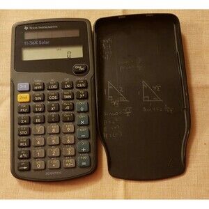 Texas Instruments TI-36X Scientific Solar Calculator With case Preowned OOO